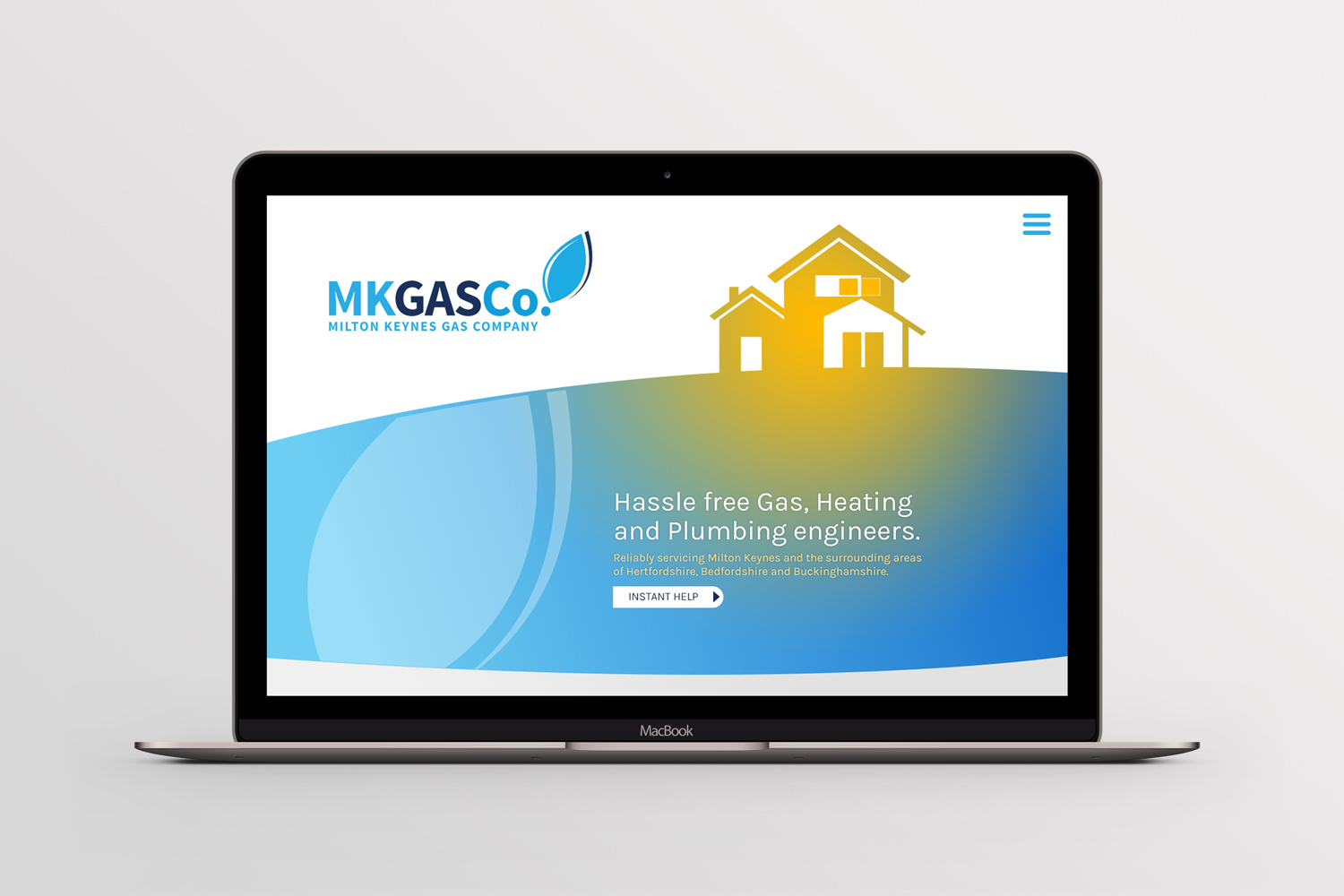MKGASCo Freelance Web Design Project - Milton Keynes