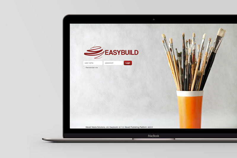 Easybuild UI Web Design Project