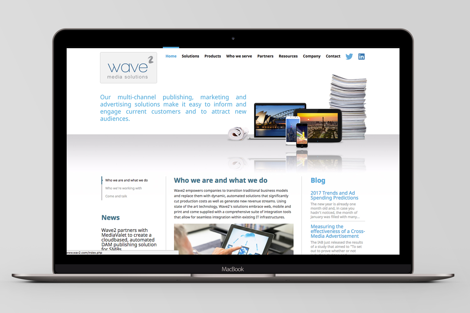 Wave2 Website Design